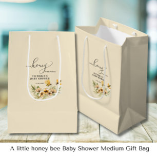 A little honey bee Baby Shower Medium Gift Bag