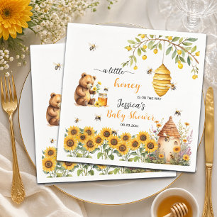 A Little Honey Bee Baby Shower Napkins