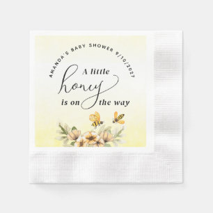 A little honey bee Baby Shower Napkins