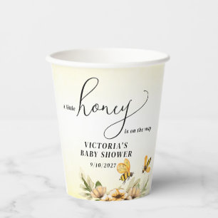 A little honey bee Baby Shower Paper Cups