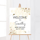 A Little Honey Bee Baby Shower Welcome Poster<br><div class="desc">Make your event special with this Bee Baby Shower with our cute and lovely printable Welcome Sign featuring adorable Floral Bee Baby Shower theme. Download,  personalize,  and create lasting memories with this perfect touch for your joyous celebration!

BS790</div>