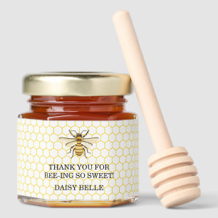 A little Honey Is On The Way Baby Shower Honey Jar Favors