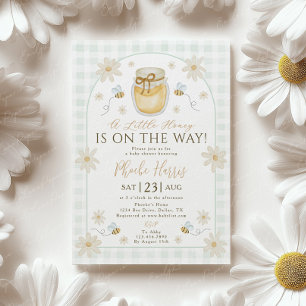 A Little Honey is on the Way Baby Shower Invitation