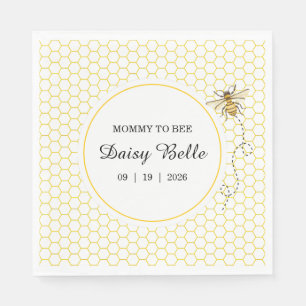 A little Honey Is On The Way Baby Shower Napkins
