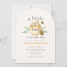 A Little Honey Is On The Way Bee Baby Shower