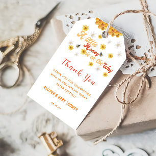 A Little Honey Is On The Way Gift Tags