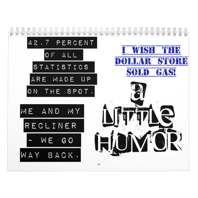 A Little Humor Calendar (Cover)