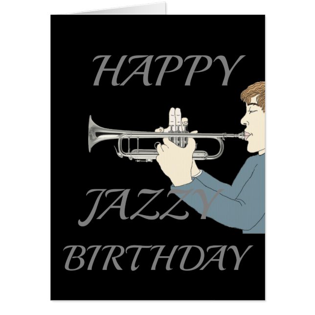 A little jazz in your birthday card (Front)