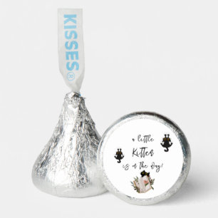 A Little Kitten Is On The Way Cute Cat Baby Shower Hershey®'s Kisses®