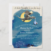 A Little Knight Dragon Baby Shower By Mail Invitation (Front)