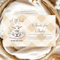 A Little Lamb Baby Shower Books for Baby