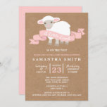 A Little Lamb Girl Baby Shower Invitation at Zazzle