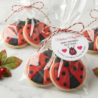 A Little Love Bug Is On The Way Ladybug Favor Tags