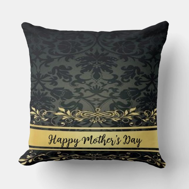 A Little Love for Mom: Happy Mother's Day Pillow (Front)