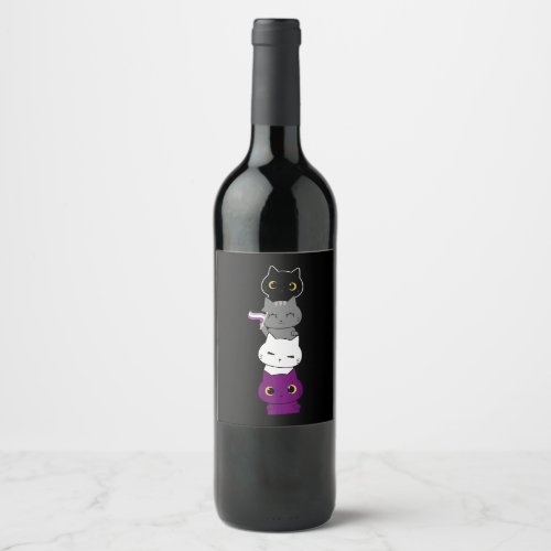 A Little Love From Cat Gift  Lover Pet Gifts Wine Label