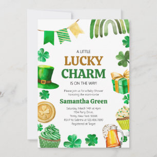A Little Lucky Charm Baby Shower Invitation