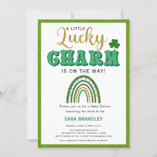 A Little Lucky Charm St. Patrick's Baby Shower Invitation