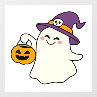 A Little Magic Makes Every Halloween More Memorabl Window Cling