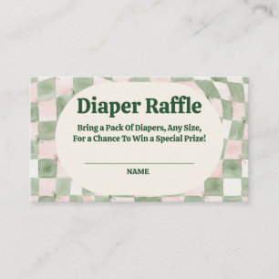 A Little Matcha Babe Matcha Diaper Raffle  Enclosure Card