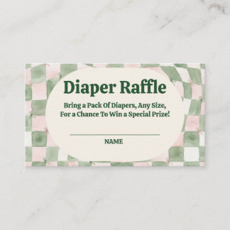 A Little Matcha Babe Matcha Diaper Raffle  Enclosure Card