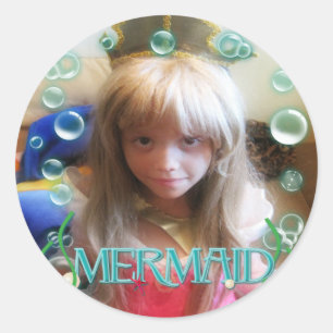 A Little MERMAID Sea Custom YOUR PHOTO Sticker