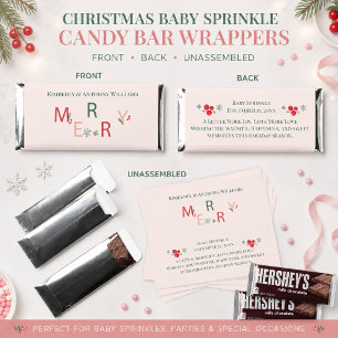 A Little More Joy This Christmas Baby Sprinkle Hershey Bar Favors