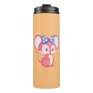 a little mouse thermal tumbler