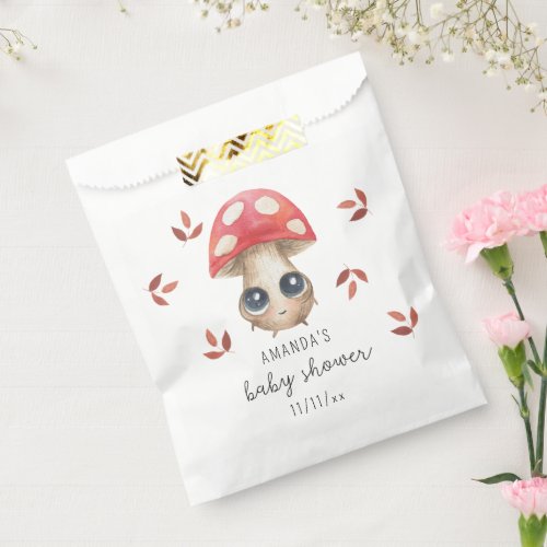 A little mushroom is on the way _ Baby shower Favor Bag