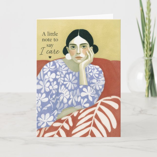 A Little Note to say I Care Card (Front)