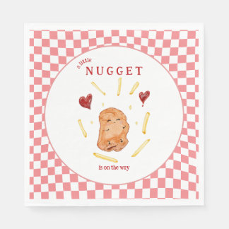 A Little Nugget on the Way Baby Shower Napkins
