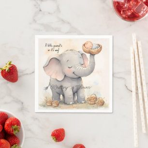 A Little Peanut Baby Shower Napkins