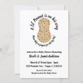 A Little Peanut Cute Whimsical Unisex Baby Shower Invitation (Front)