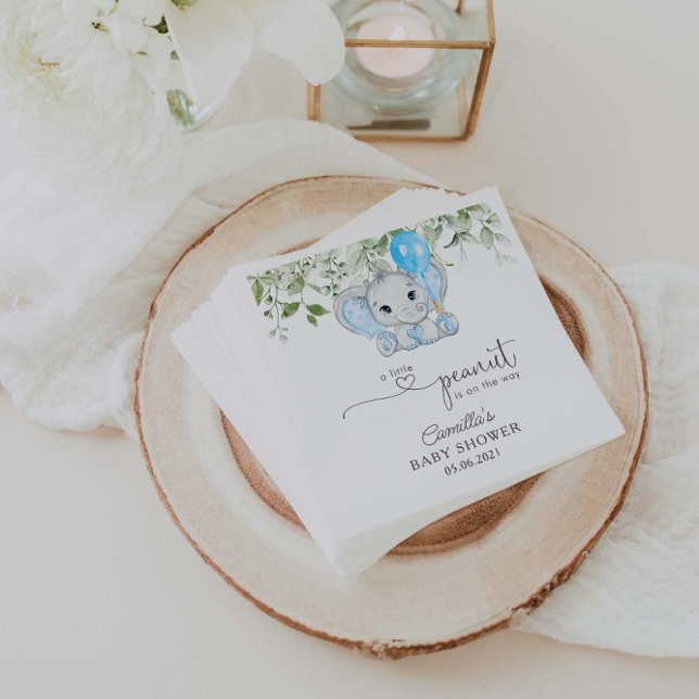 A Little Peanut Is On The Way Baby Shower  Napkins (Creator Uploaded)