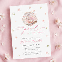 A Little Pearl Baby Shower Invitation
