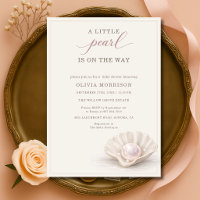 A Little Pearl is on the Way Baby Shower