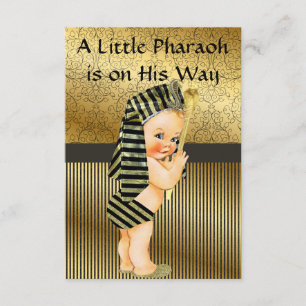 A Little Pharaoh is on his way. Invitation