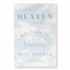 A Little Piece Of Heaven Baby Shower Sign. Dreamy 