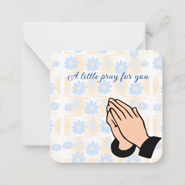 A little Prayer for you Note Card (Front)