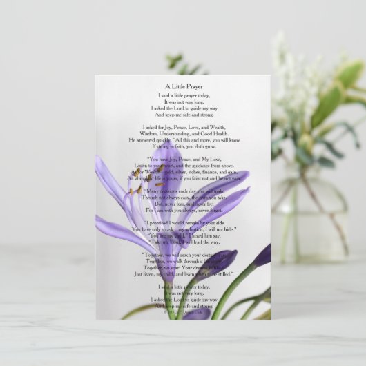 "A Little Prayer" Matte (Standing Front)