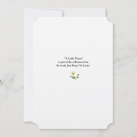 "A Little Prayer" Matte Rose (Back)