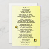 "A Little Prayer" Matte Yellow Rose Bud (Front/Back)