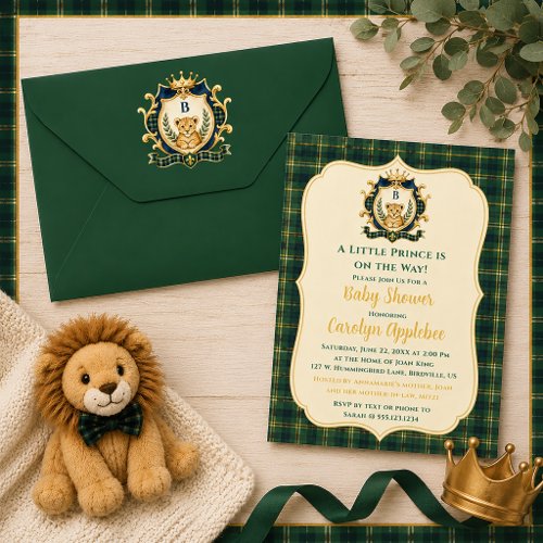 A Little Prince Baby Boy Baby Shower | Invitation
