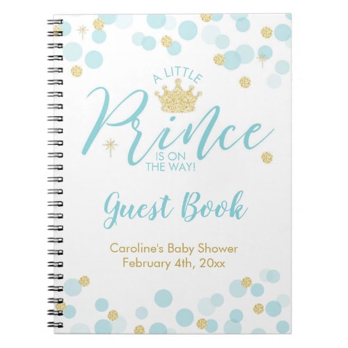 A Little Prince Baby Shower Guest Book