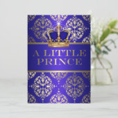 A Little Prince Baby Shower Invitation (Standing Front)