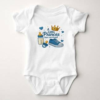 A Little Prince Has Arrived Baby Boy Celebrat Bodysuit