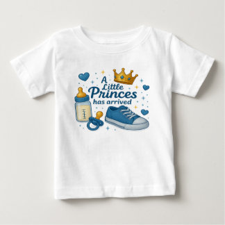 A Little Prince Has Arrived Baby Boy Celebrat T-Shirt