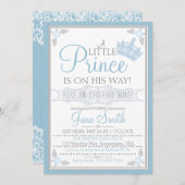 A Little Prince Is On His Way Invitation (Front/Back)