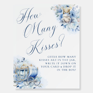 A Little Prince Royal Blue Shower Kisses Foam Board