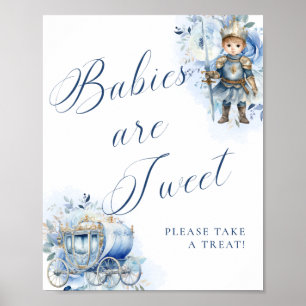 A Little Prince Royal Blue Sweets Poster