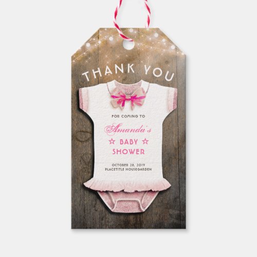 A Little Princess Baby Shower Thank You Gift Tags